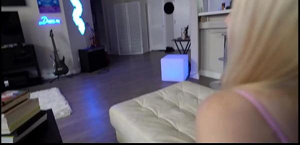 Young Blonde Teen Step Daughter Fucked By Big Dick Step Dad POV